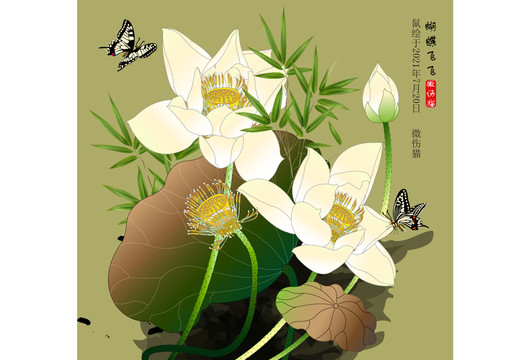 新蓮花壁畫