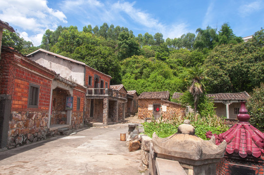 古村落樟脚村景色