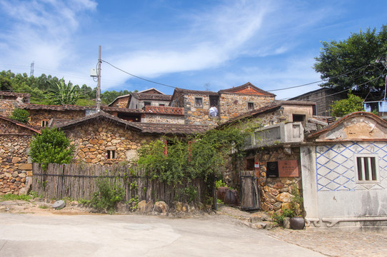 樟脚村传统石头屋