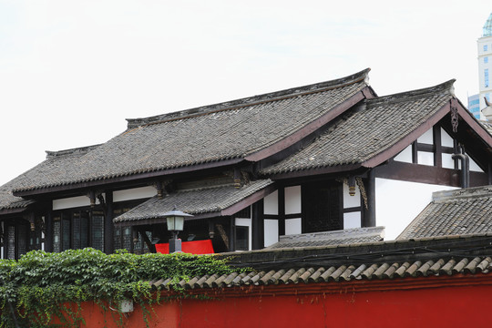 文殊院寺庙建筑