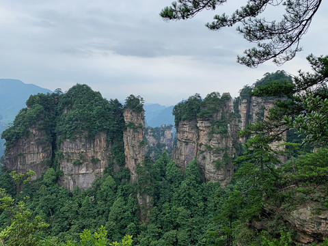 连绵的山