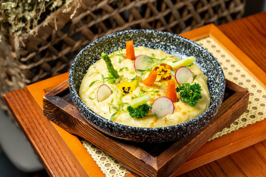蔬菜焗土豆泥