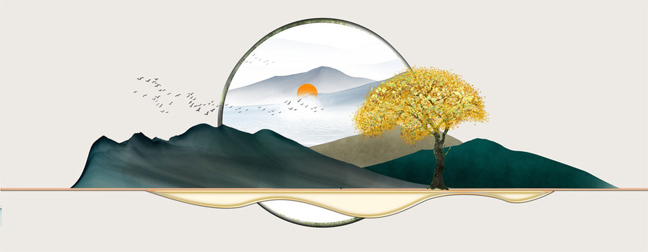 中式山水畫