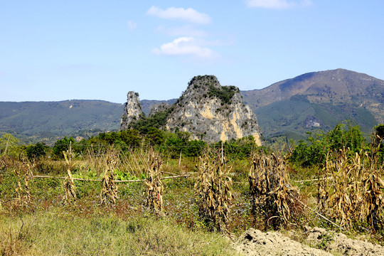 广东英西峰林田野风光