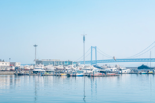 大连星海湾广场海边