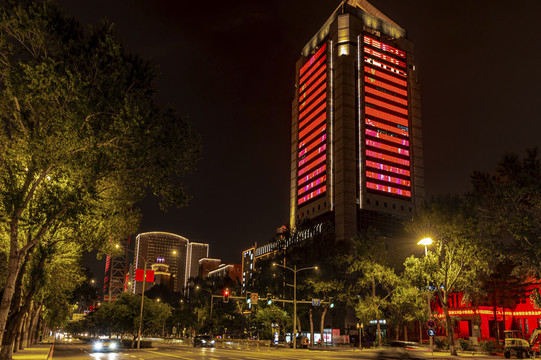 中国长春城市夜景