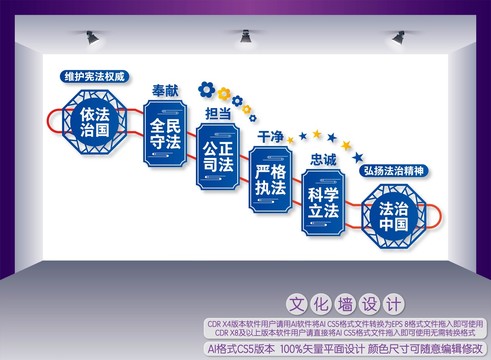 司法局楼梯文化墙