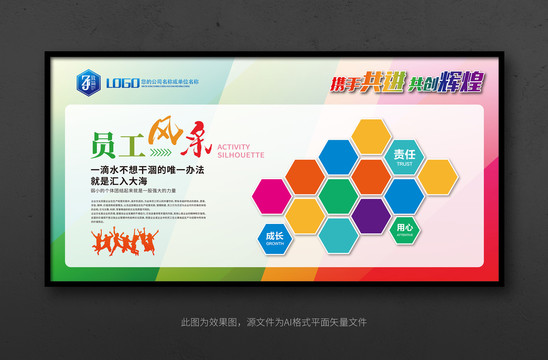 員工風(fēng)采形象墻
