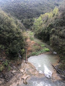 湖北十堰九龙瀑大峡谷瀑布