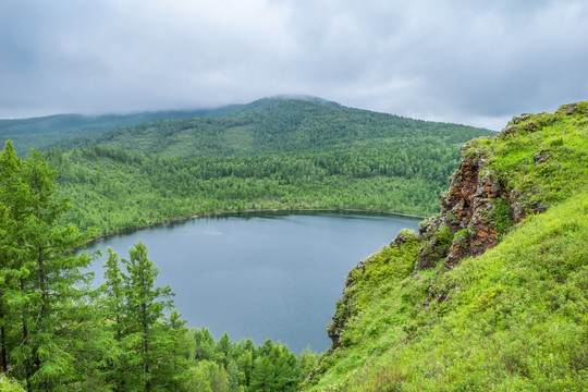 中国内蒙呼伦贝尔草原风景