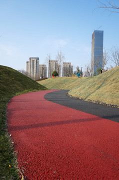 城市休闲景观步道