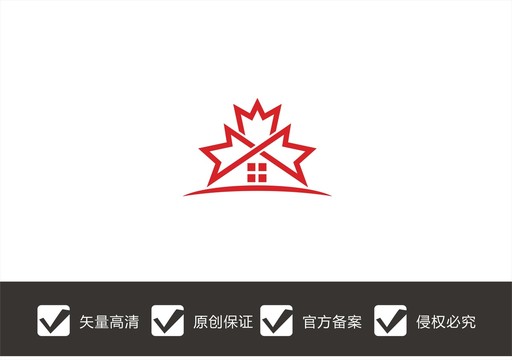 楓葉房子別墅logo