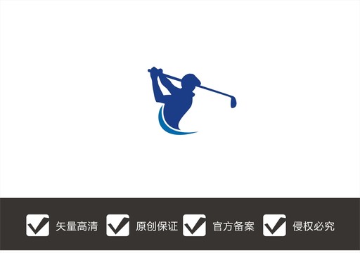 高爾夫運動logo