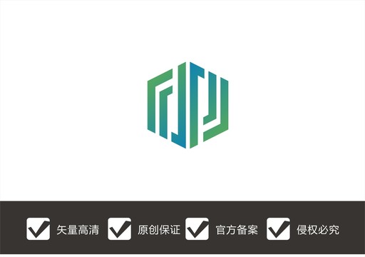 字母D建筑logo