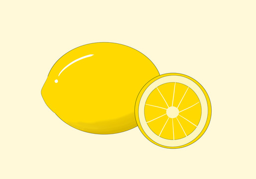 檸檬插畫