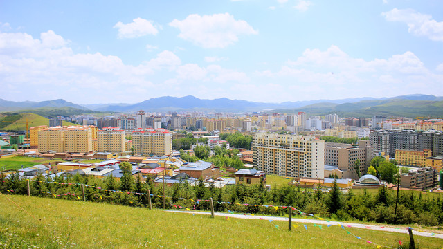 甘南州城市全景