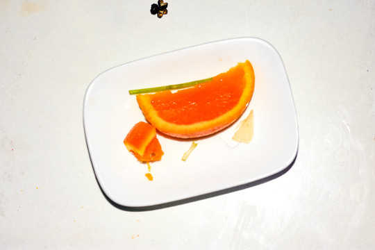 橙子美食水果