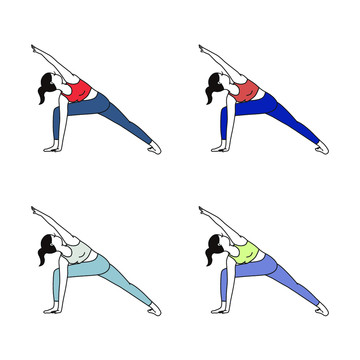 瑜伽側(cè)角扭轉(zhuǎn)式