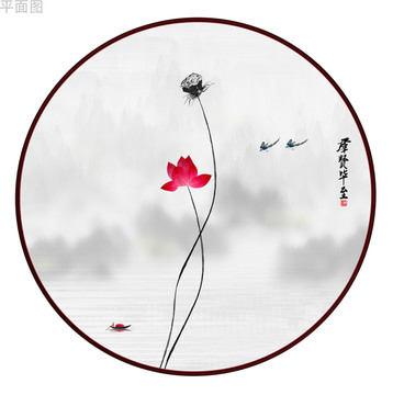 寫意荷花