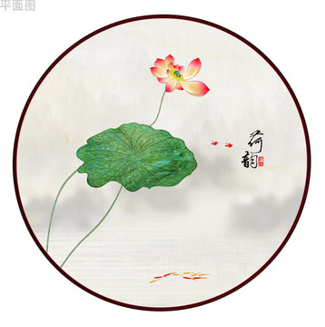 荷花裝飾畫