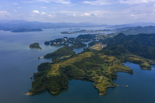 千岛湖风景航拍