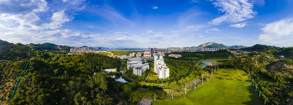 福建厦门大学漳州校区全景图