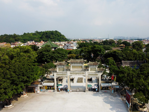 中国岭南古代园林建筑航拍