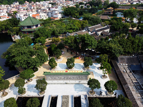 中国岭南古代园林建筑航拍