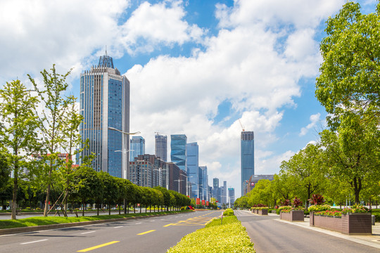 河西CBD街景