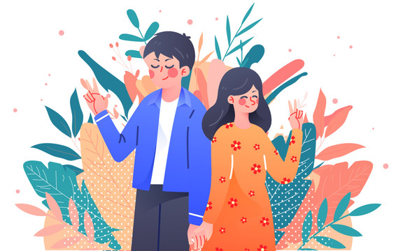 情人節(jié)海報節(jié)日情侶求婚七夕約會