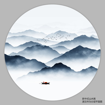 新中式裝飾畫