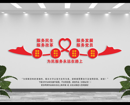 為民服務(wù)文化墻