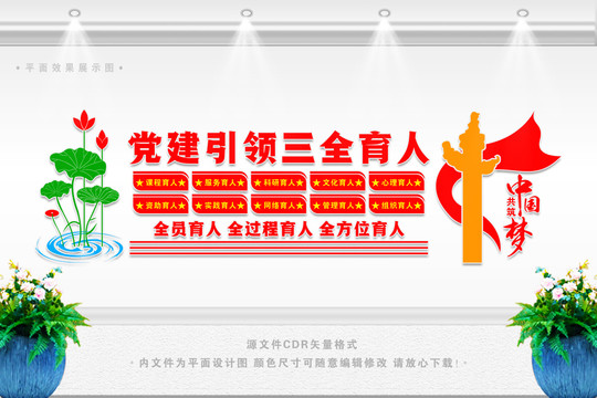 三全育人形象墻