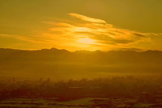 风景黄昏