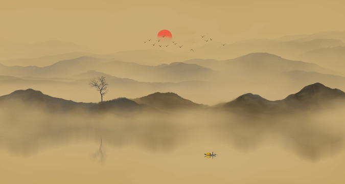 古典山水畫