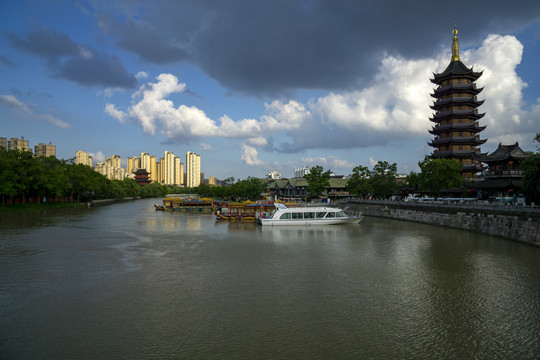 江苏省淮安市里运河文化长廊风景