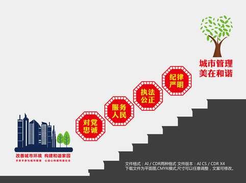 城管樓道文化