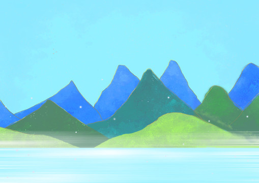 裝飾中式山水