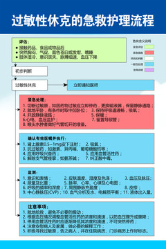 过敏性休克的急救护理流程