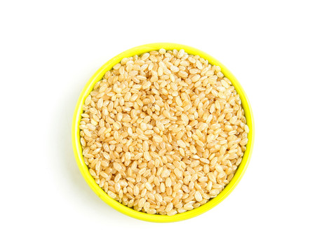 白底上的糙米