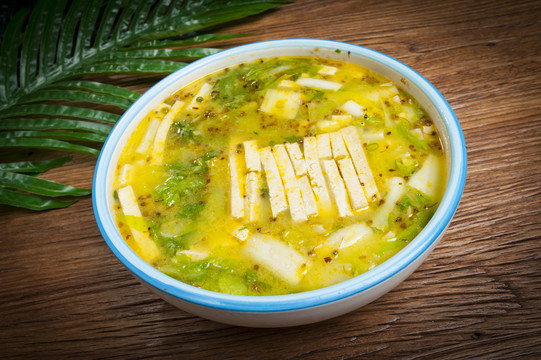 小白菜燉豆腐