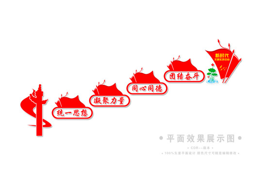 文明實(shí)踐站樓梯文化