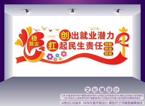 穩(wěn)就業(yè)文化墻