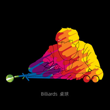 桌球插畫