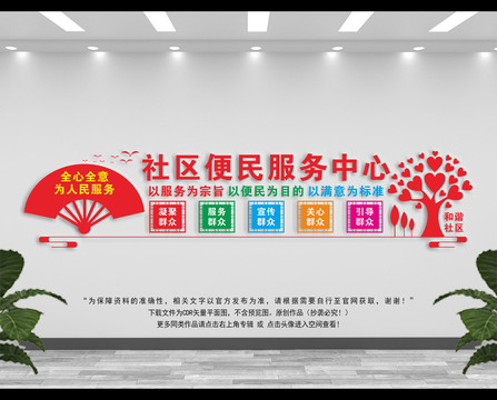 便民服務(wù)文化墻