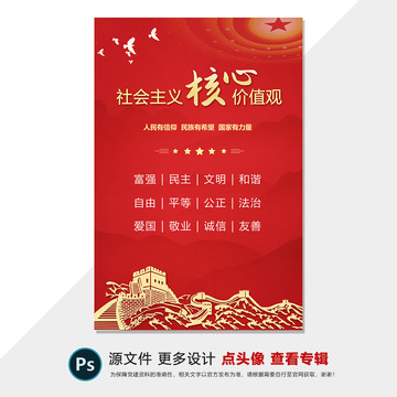 核心價值觀展板