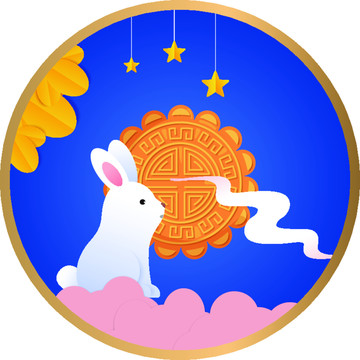 中秋裝飾畫
