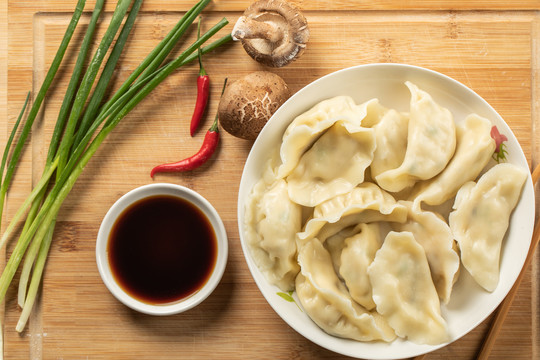 中国传统美食水饺