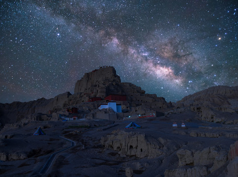 西藏阿里古格王朝星空