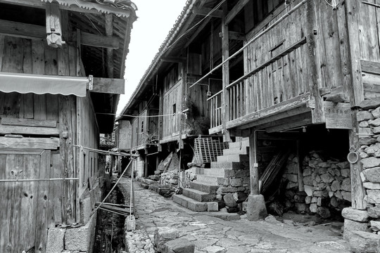 中国传统村落老照片